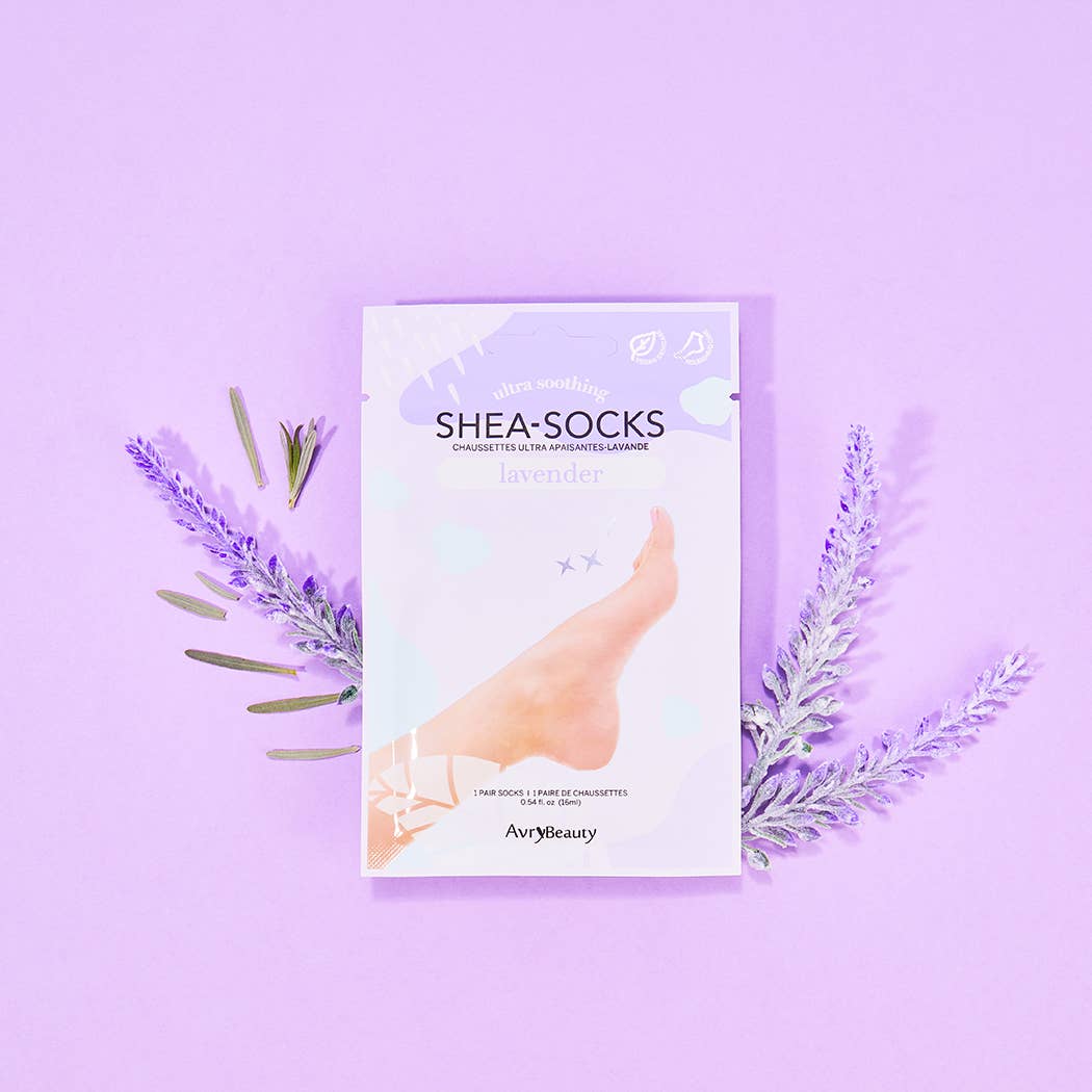 Avry Beauty Shea Butter Socks | Lavender