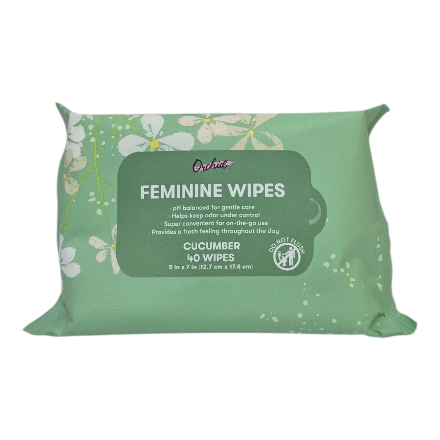 Orchid Feminine Wipes - Cucumber