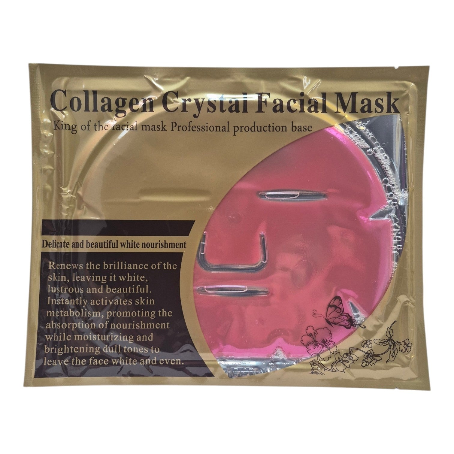 Pink Rose Collagen Mask