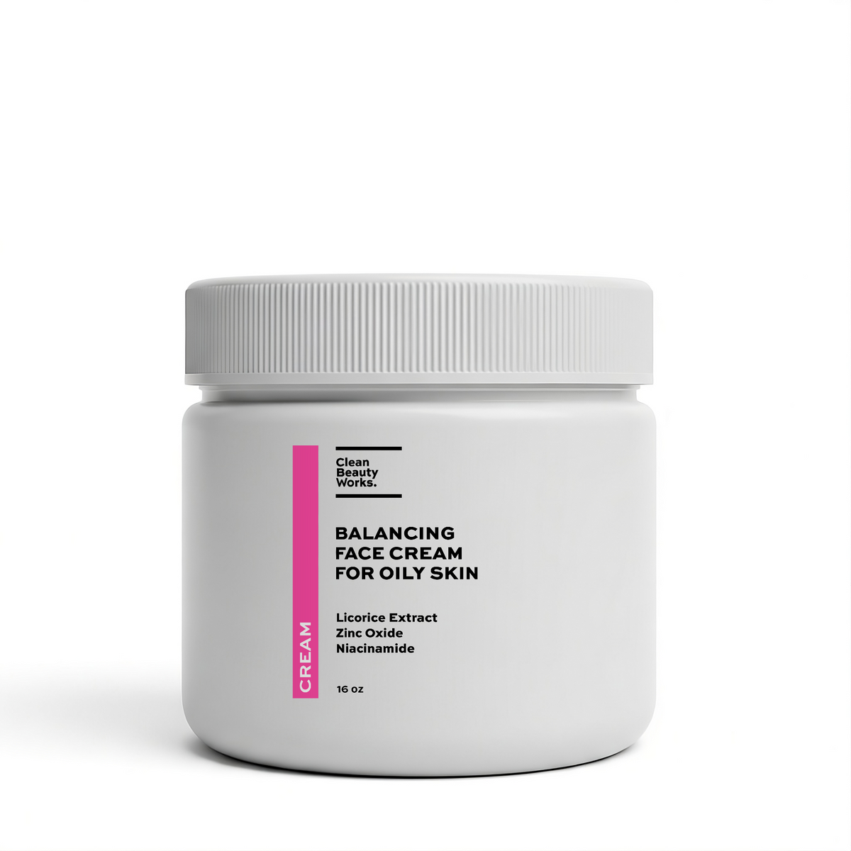 CLEAN BEAUTY | Balancing Face Cream - Oily Skin, Niacinamide & Zinc Oxide