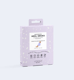 Moisturizing Heel Socks Retail - Purple