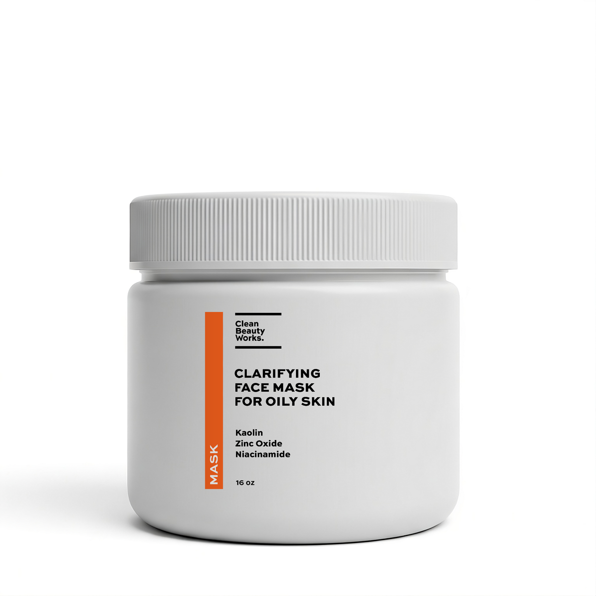 CLEAN BEAUTY | Clarifying Face Mask - Oily Skin, Niacinamide & Kaolin
