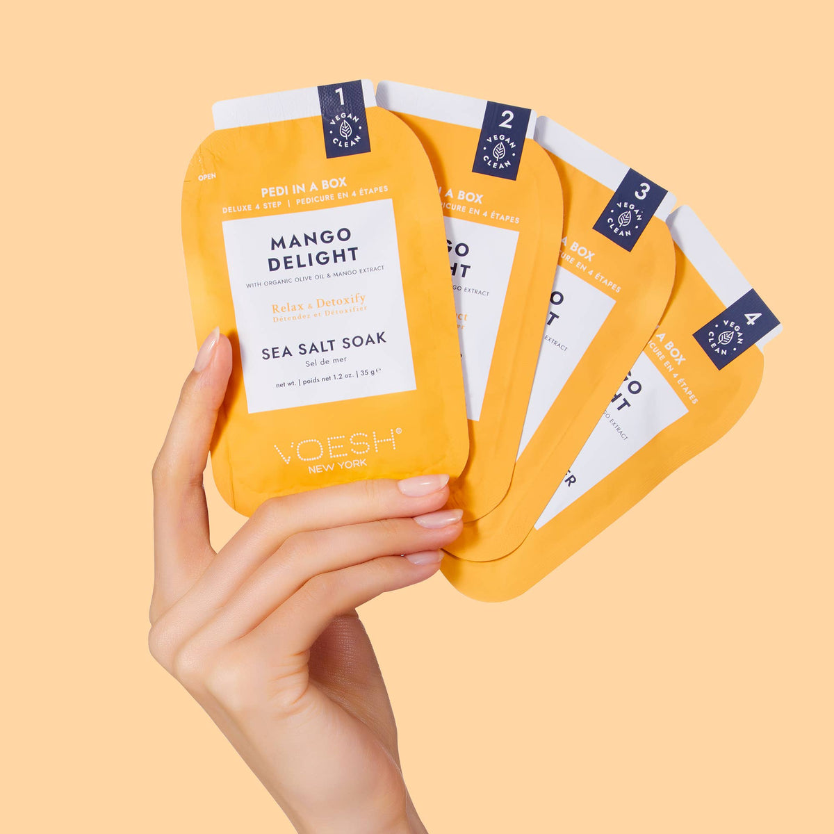 Pedi in a Box 4 Step - Add on Service - Mango Delight