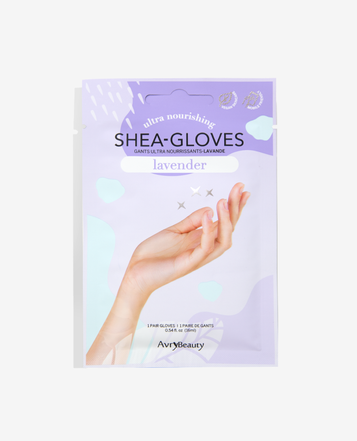Avry Beauty Shea Butter Gloves | Lavender