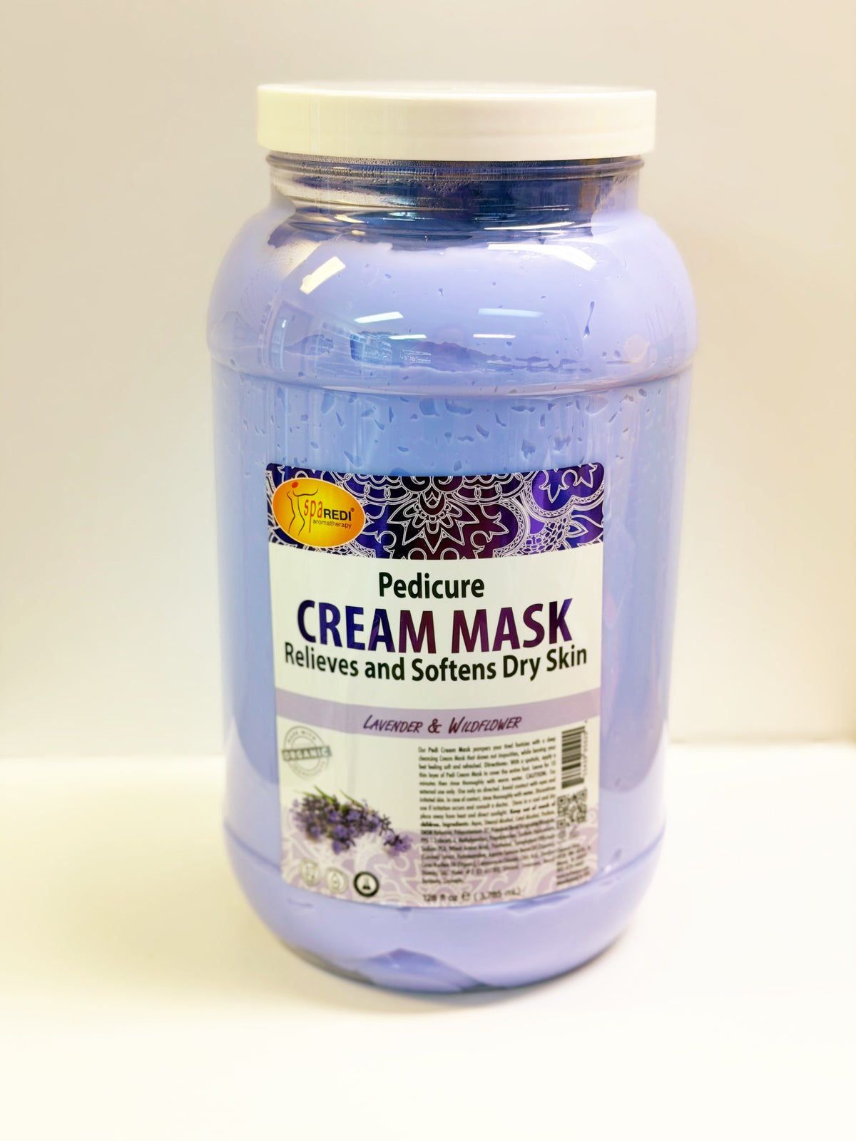 SPA REDI - PEDI FOOT CREAM MASK | LAVENDER & WILDFLOWER