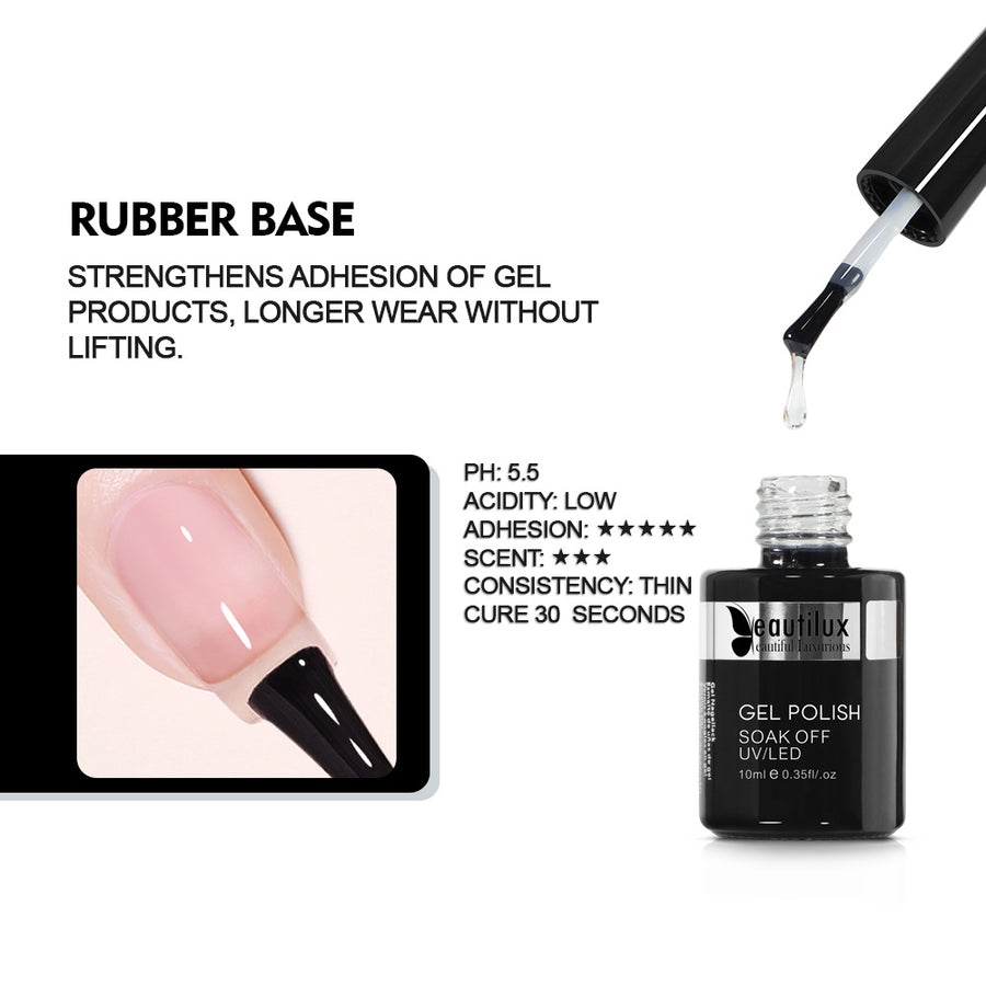 Beautilux Rubber Base Coat Hema free & TPO free