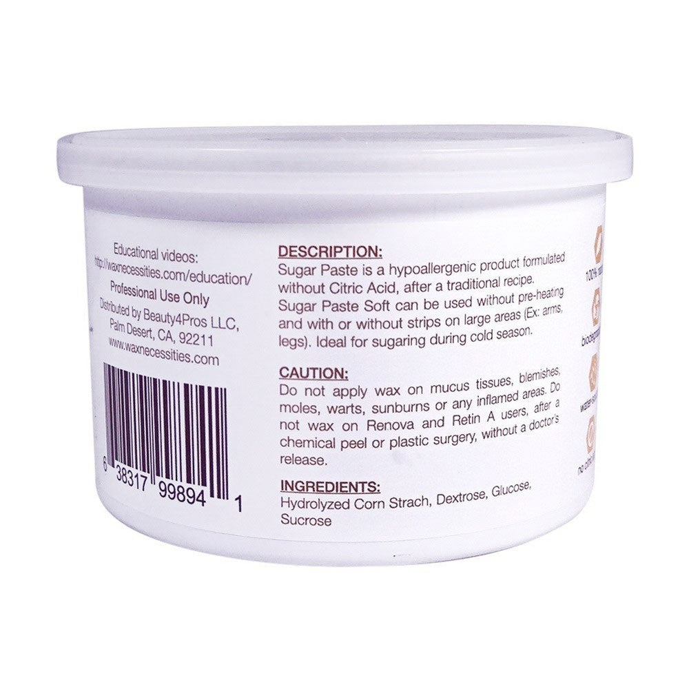 (NON FRAGRANT) SUGAR PASTE SOFT 14.1 OZ / 400 ML by WAXNESS