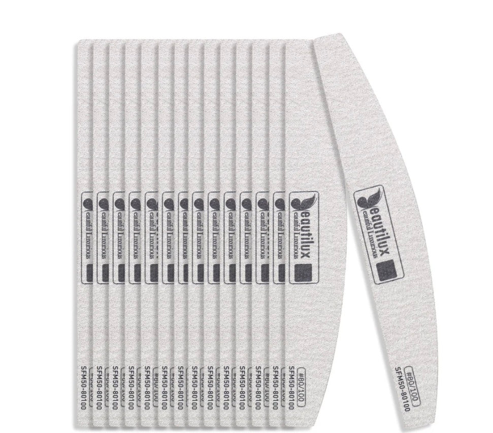Beautilux Nail Files | Half Moon File (singles)