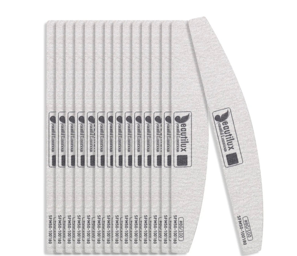 Beautilux Nail Files | Half Moon File (singles)