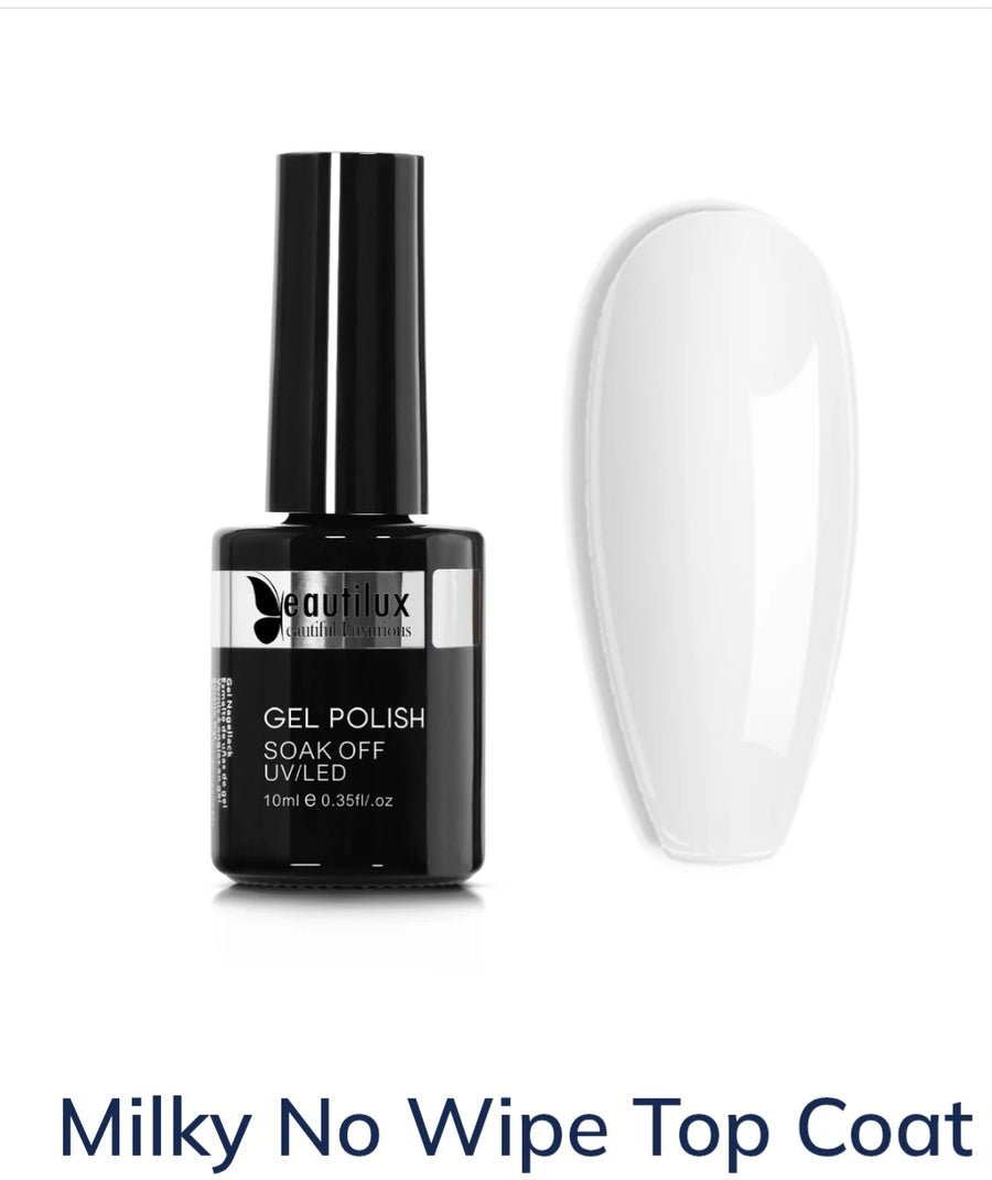 Beautilux Milky Top Coat No Wipe Hema free & TPO free