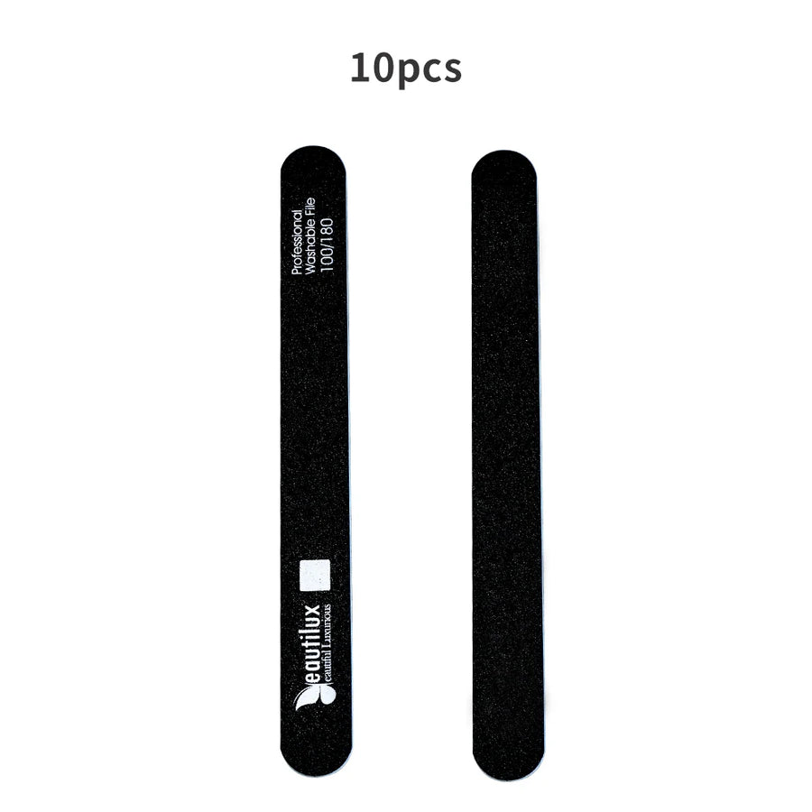 Beautilux Nail Files | Black Washable File 10pcs packs