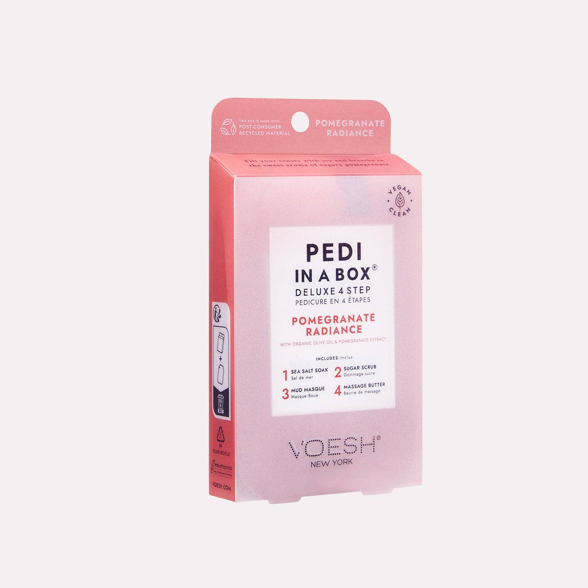 Pedi in a Box 4 Step - Add on Service - Pomegranate Radiance