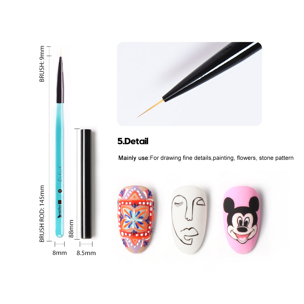 Beautilux Nail Brushes | Gel & Art