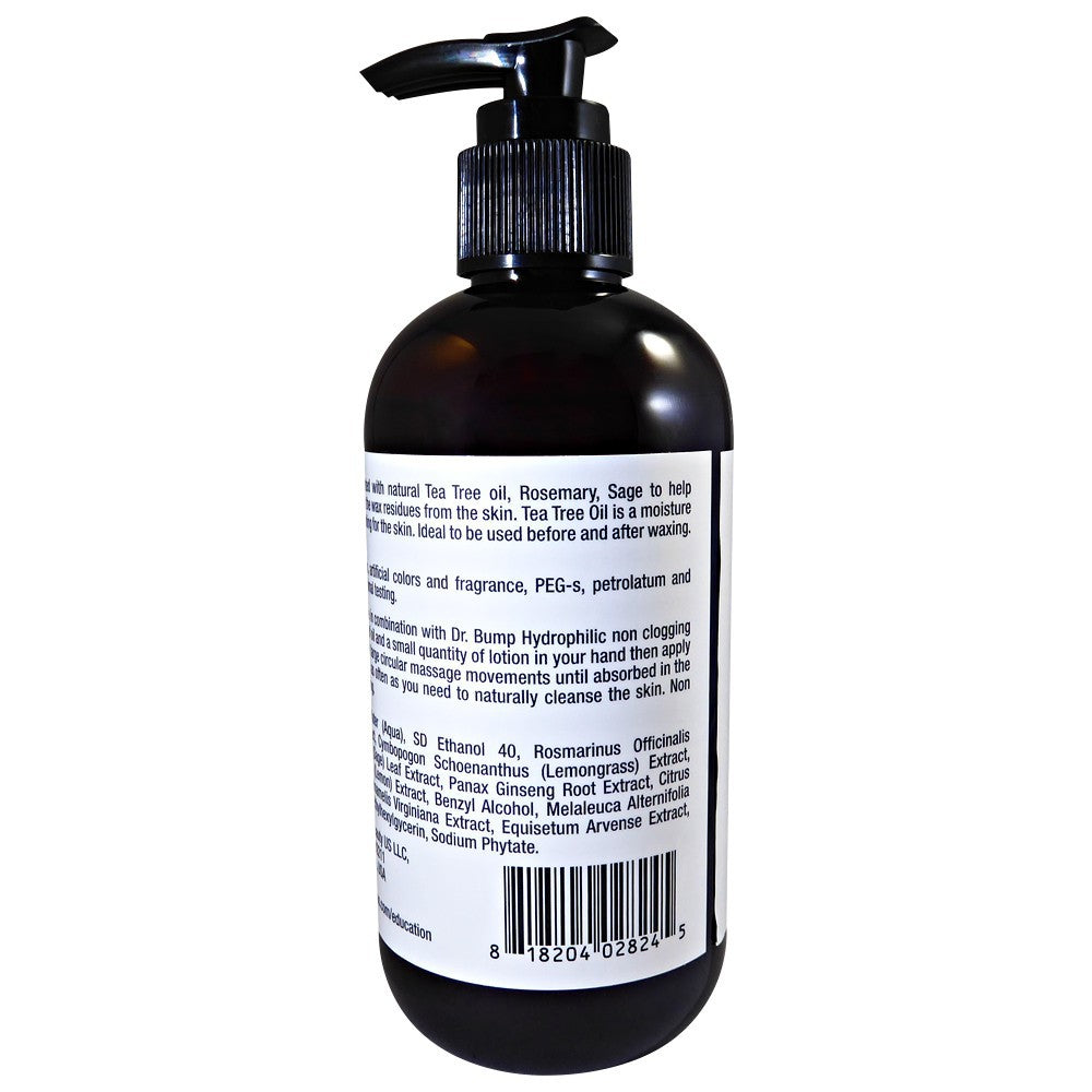 DR. BUMP NATURAL PRE-POST LOTION WITH TEA TREE, ROSEMARY, LEMONGRASS AND SAGE 8 FL OZ / 236 ML