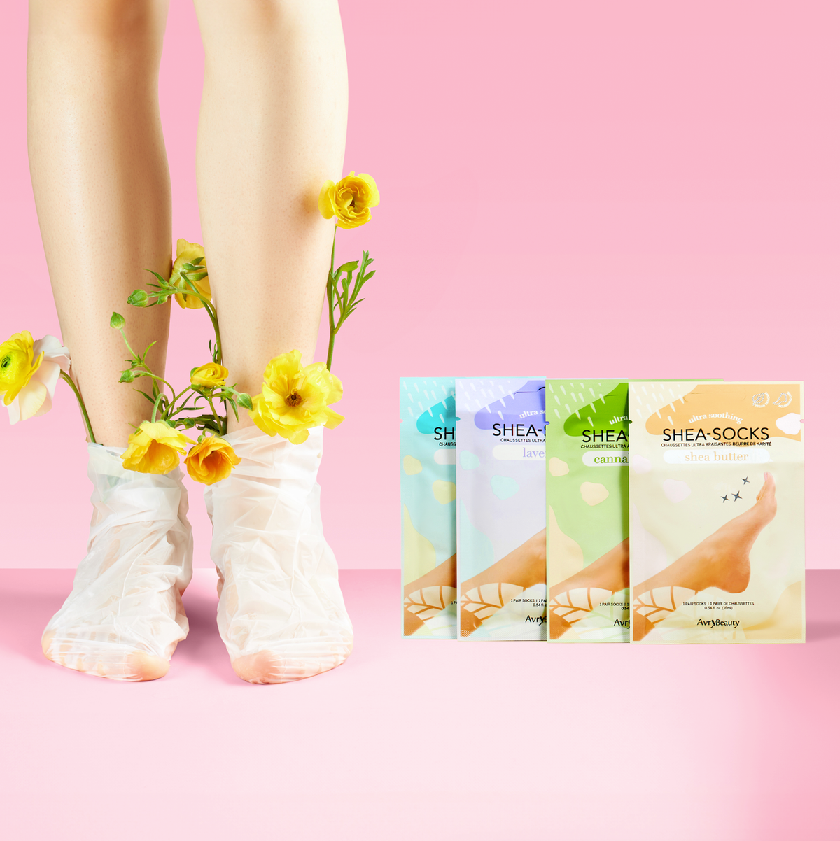 Avry Beauty Shea Butter Socks | Chamomile