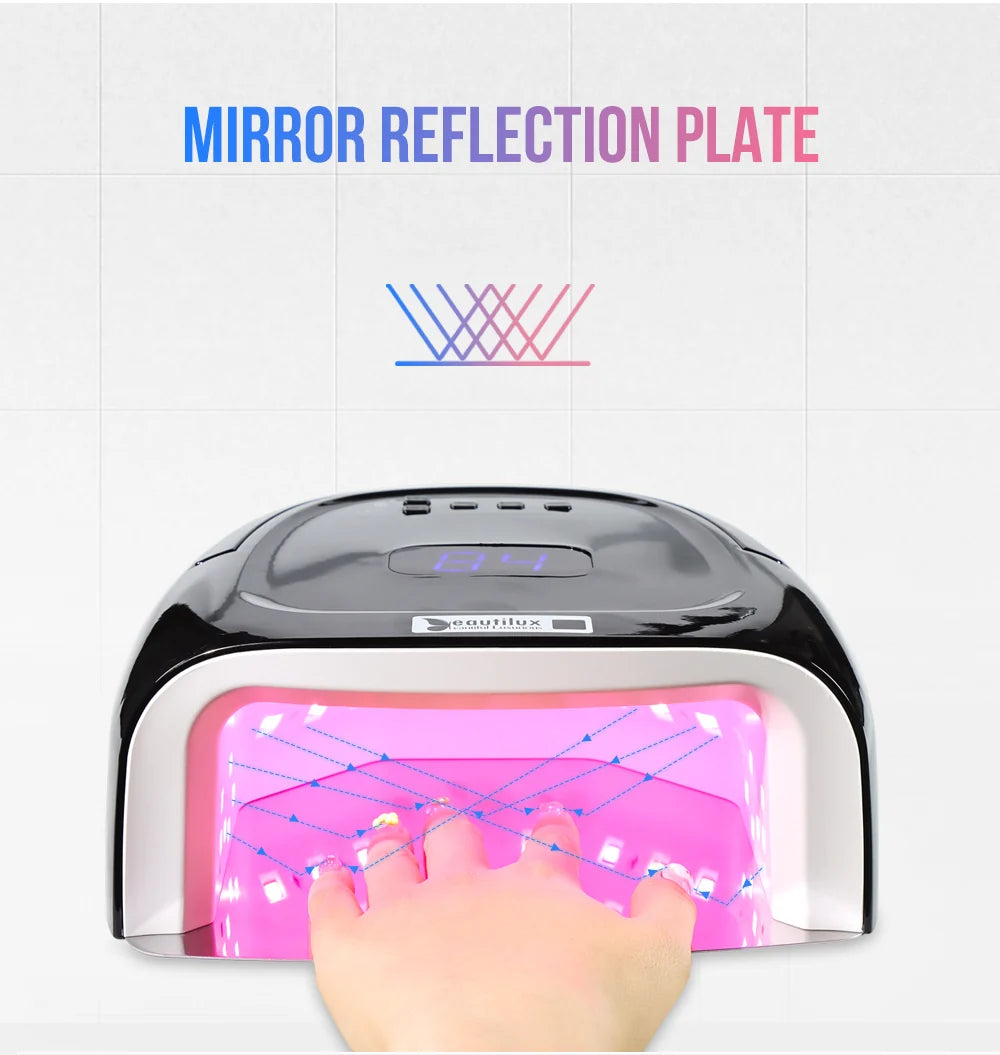 Beautilux Cordless LED Nail Lamp | 60W LED/UV Light
