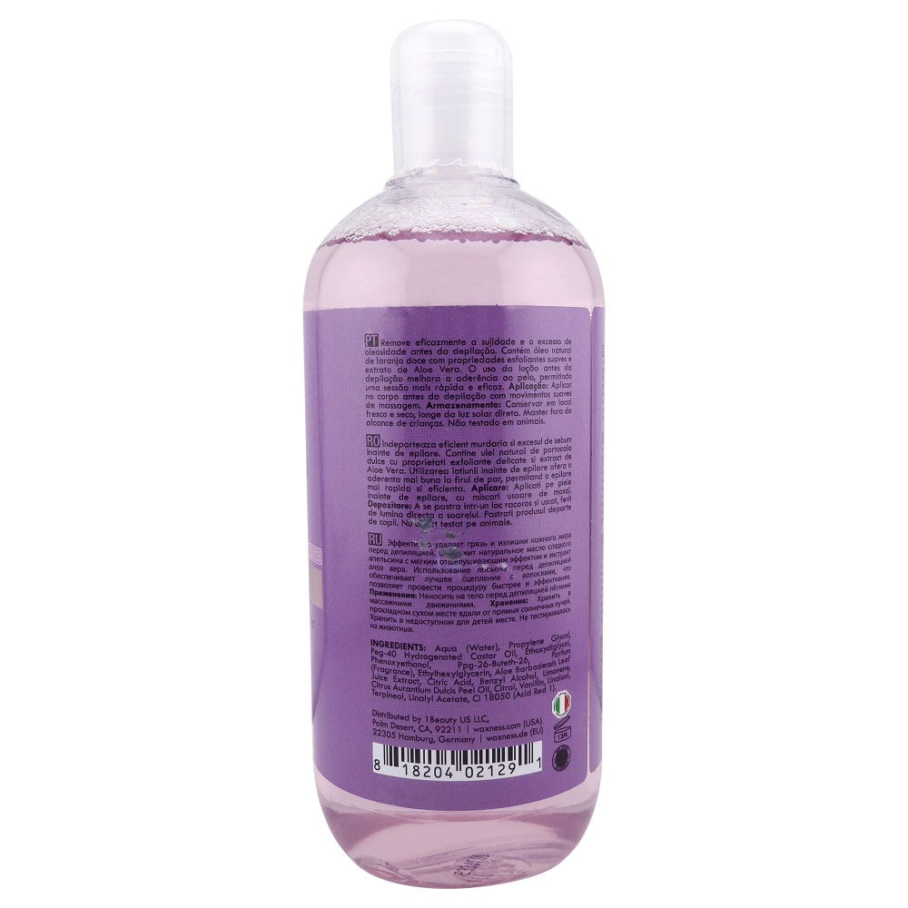 WAXNESS SPA CHOICE PRE-POST WAXING LOTION AND GEL BERRY FIZZ 16.9 FL OZ / 500 ML X 2