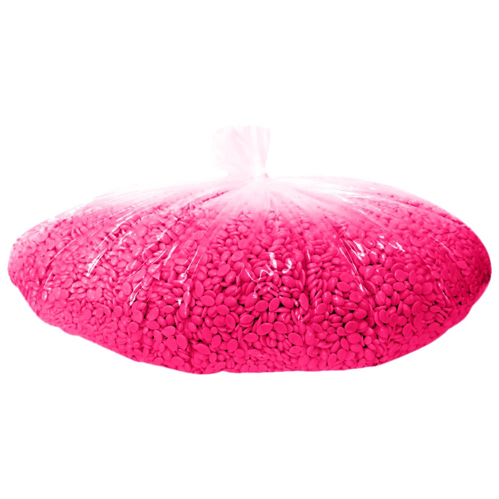 NEON SERIES MAGENTA ROSIN FREE GEL HARD WAX BULK 22 LB (sensitive skin)