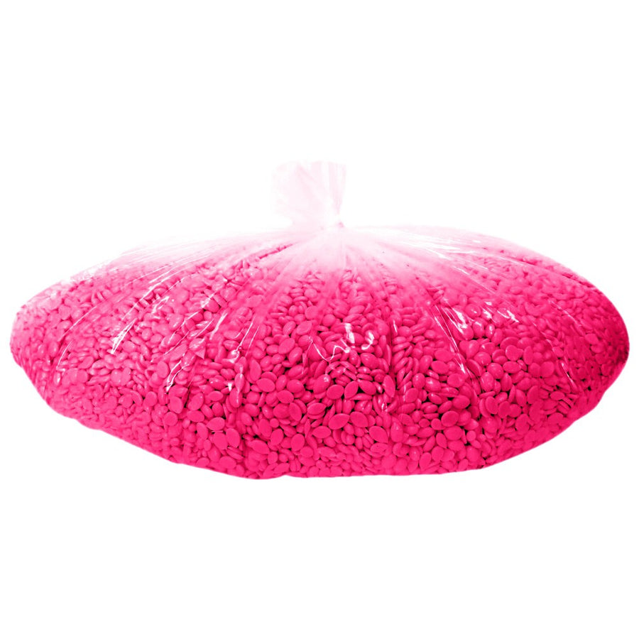 NEON SERIES MAGENTA ROSIN FREE GEL HARD WAX BULK 22 LB (sensitive skin)