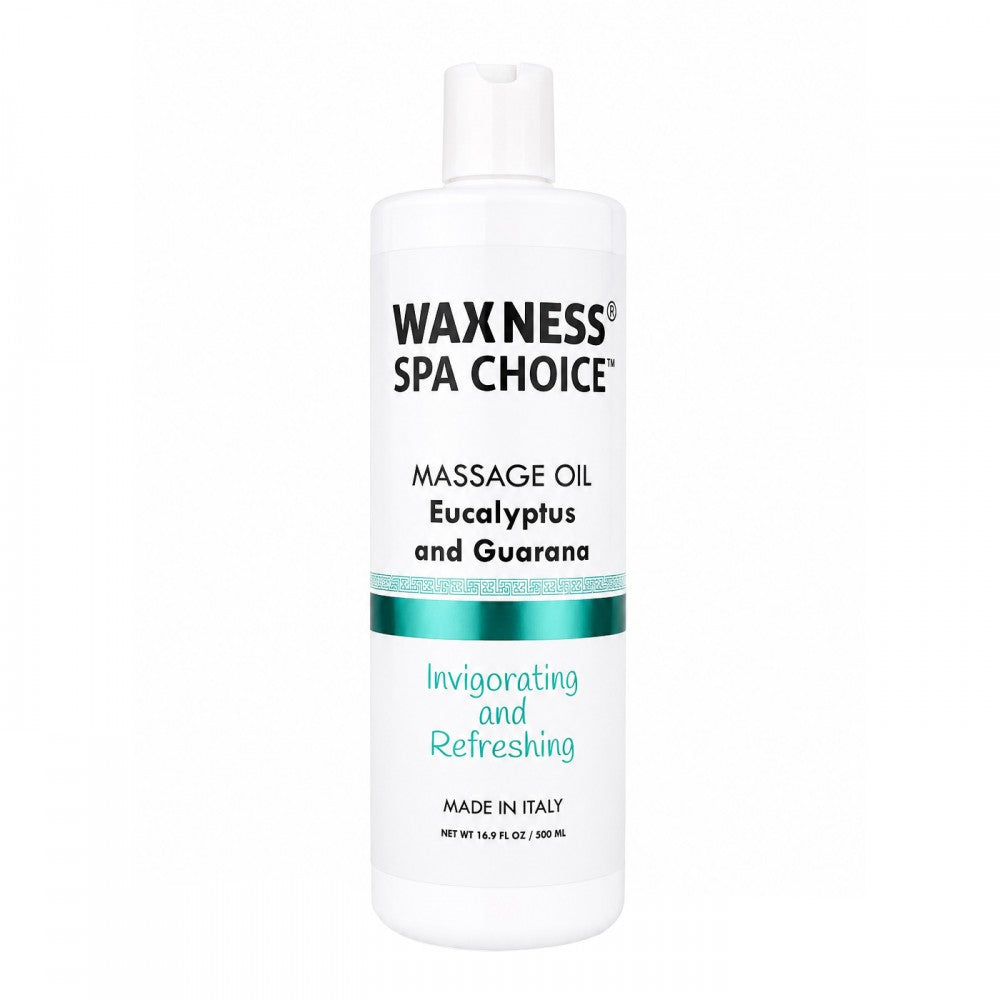 SPA CHOICE MASSAGE OIL EUCALYPTUS AND GUARANA 16.9 FL OZ / 500 ML