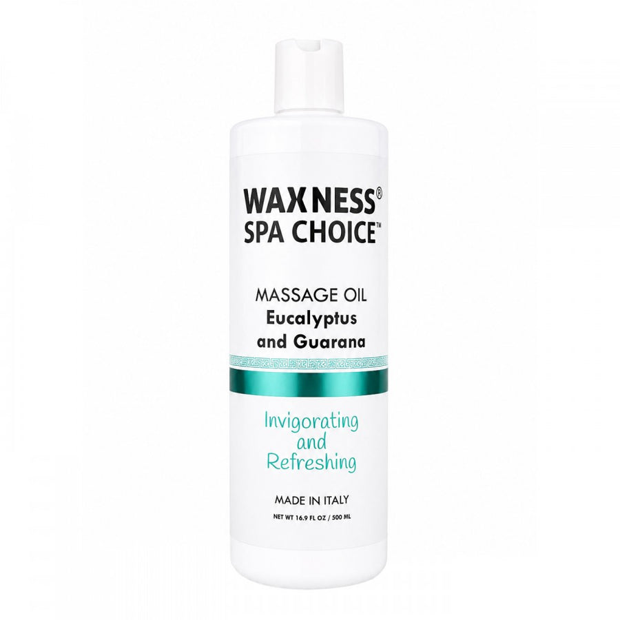 SPA CHOICE MASSAGE OIL EUCALYPTUS AND GUARANA 16.9 FL OZ / 500 ML