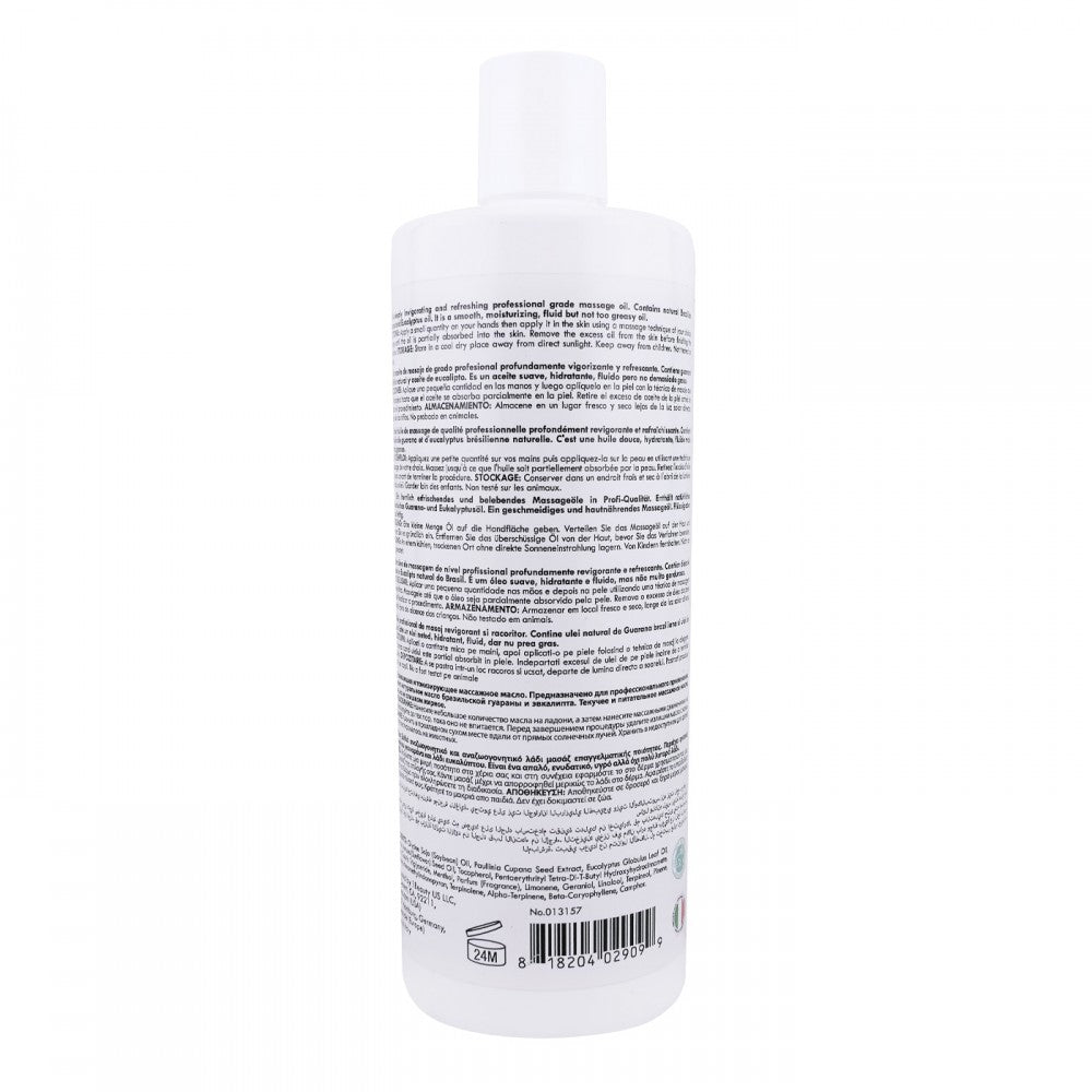 SPA CHOICE MASSAGE OIL EUCALYPTUS AND GUARANA 16.9 FL OZ / 500 ML