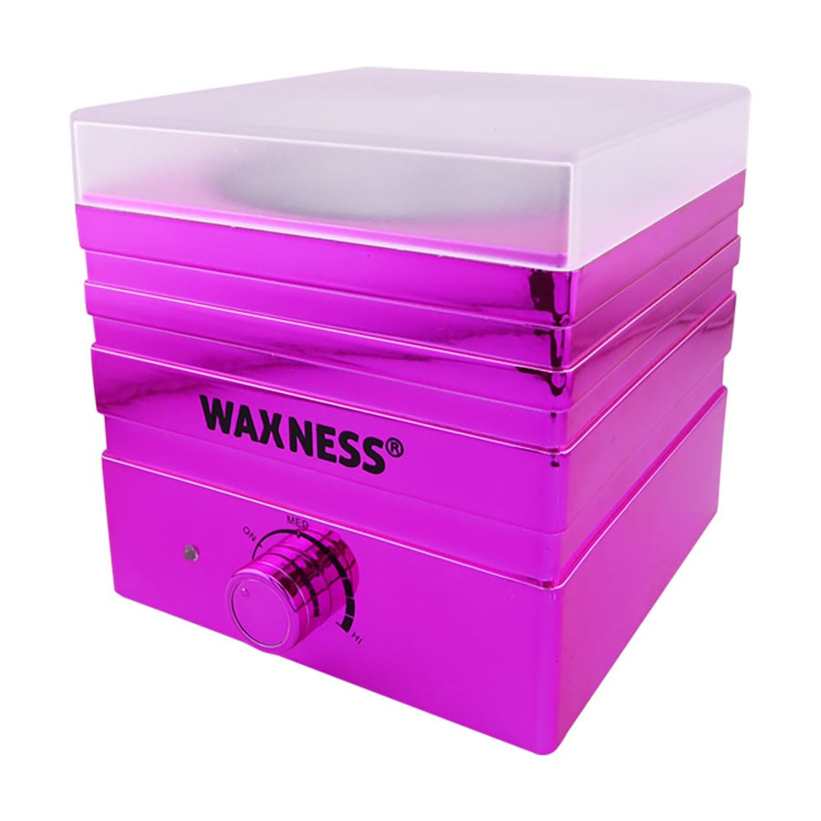 MINI W-CUBE METALLIC WARMER FUCHSIA FOR FACE / NAILS SALONS WITH SILICONE INSERT