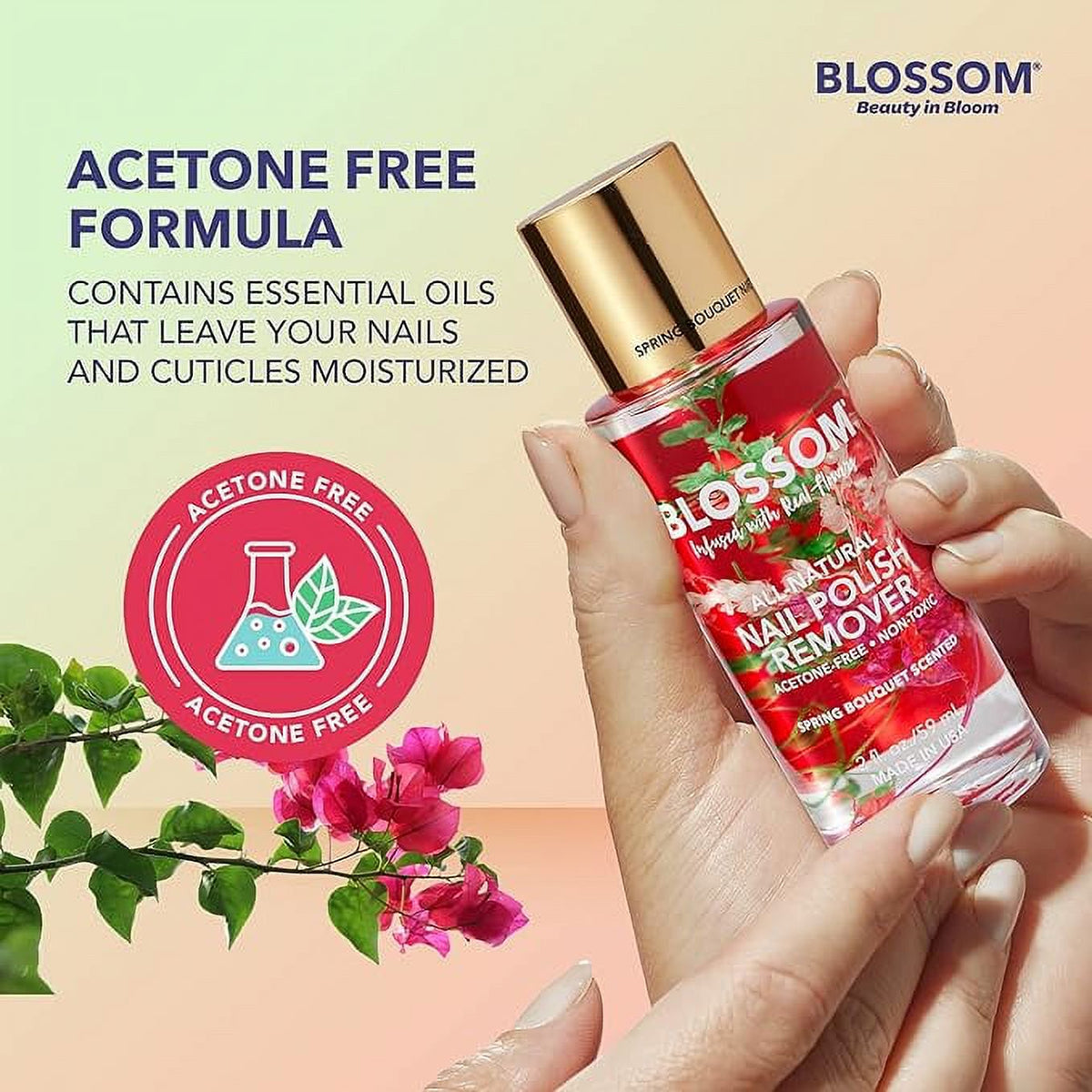 BLOSSOM | Spring Bouquet Nail Polish Remover