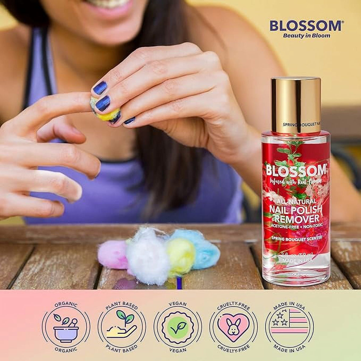 BLOSSOM | Spring Bouquet Nail Polish Remover