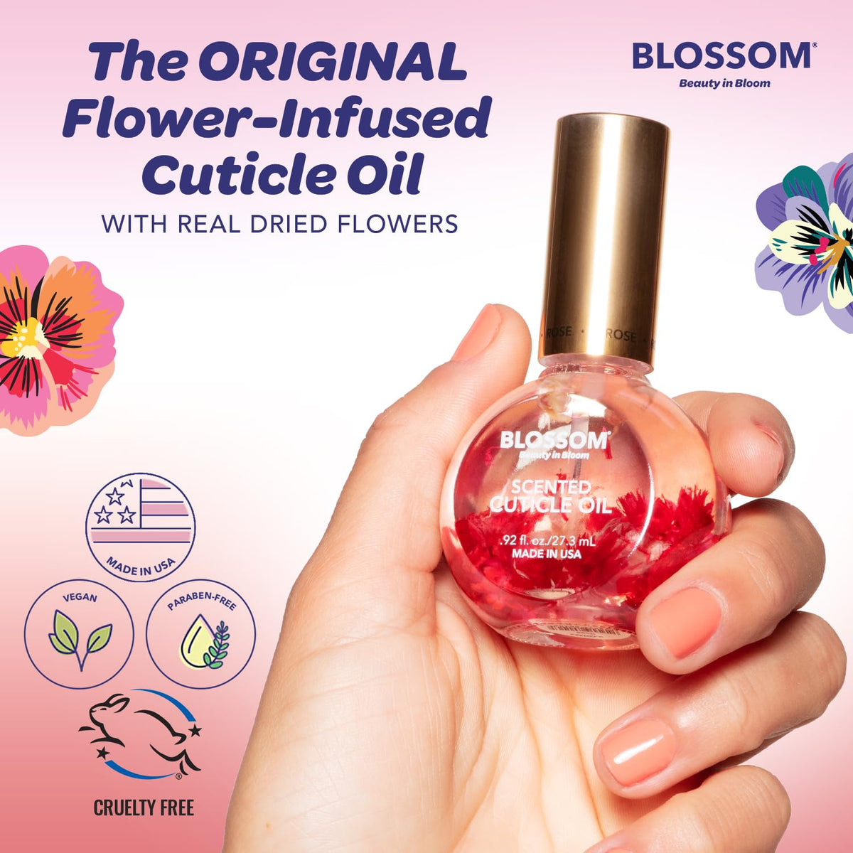 BLOSSOM Cuticle Oil | Strawberry