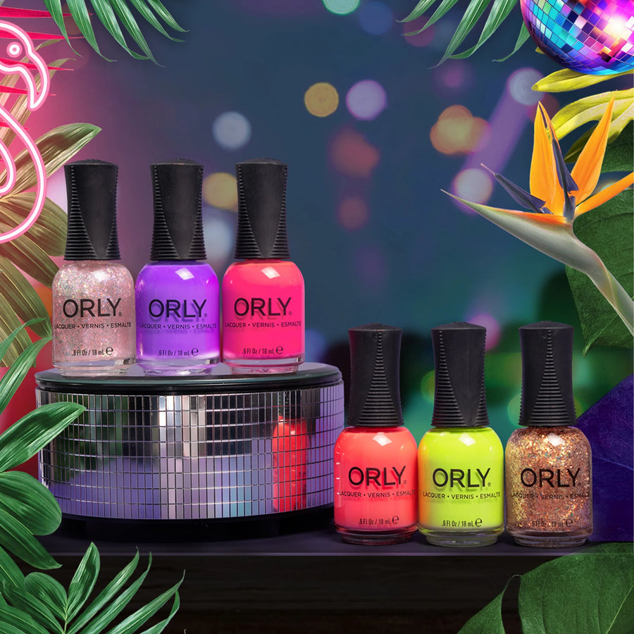 ORLY - Nail Polish - Orly Club Tropicana Nail Polish Collection | Bright Neons and Dazzling Toppers For Summer Manicures and Pedicures